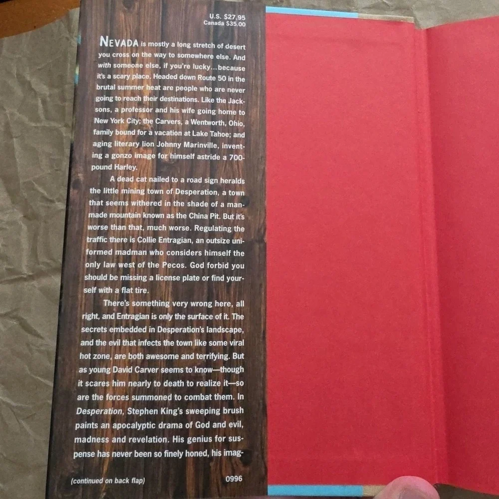 Desperation‎ : Roman by Stephen King (1996, Hardcover)